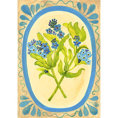 Forget-me-not (No.1)- Art Print