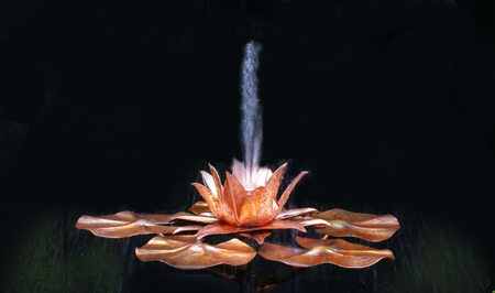 water lily copper fountain click for details