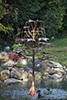 Norway Maple copper tree water sculpture from Metallic Garden