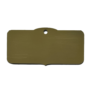 Small brass Botanist plant label