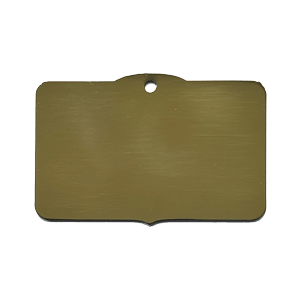 Large brass Botanist plant label